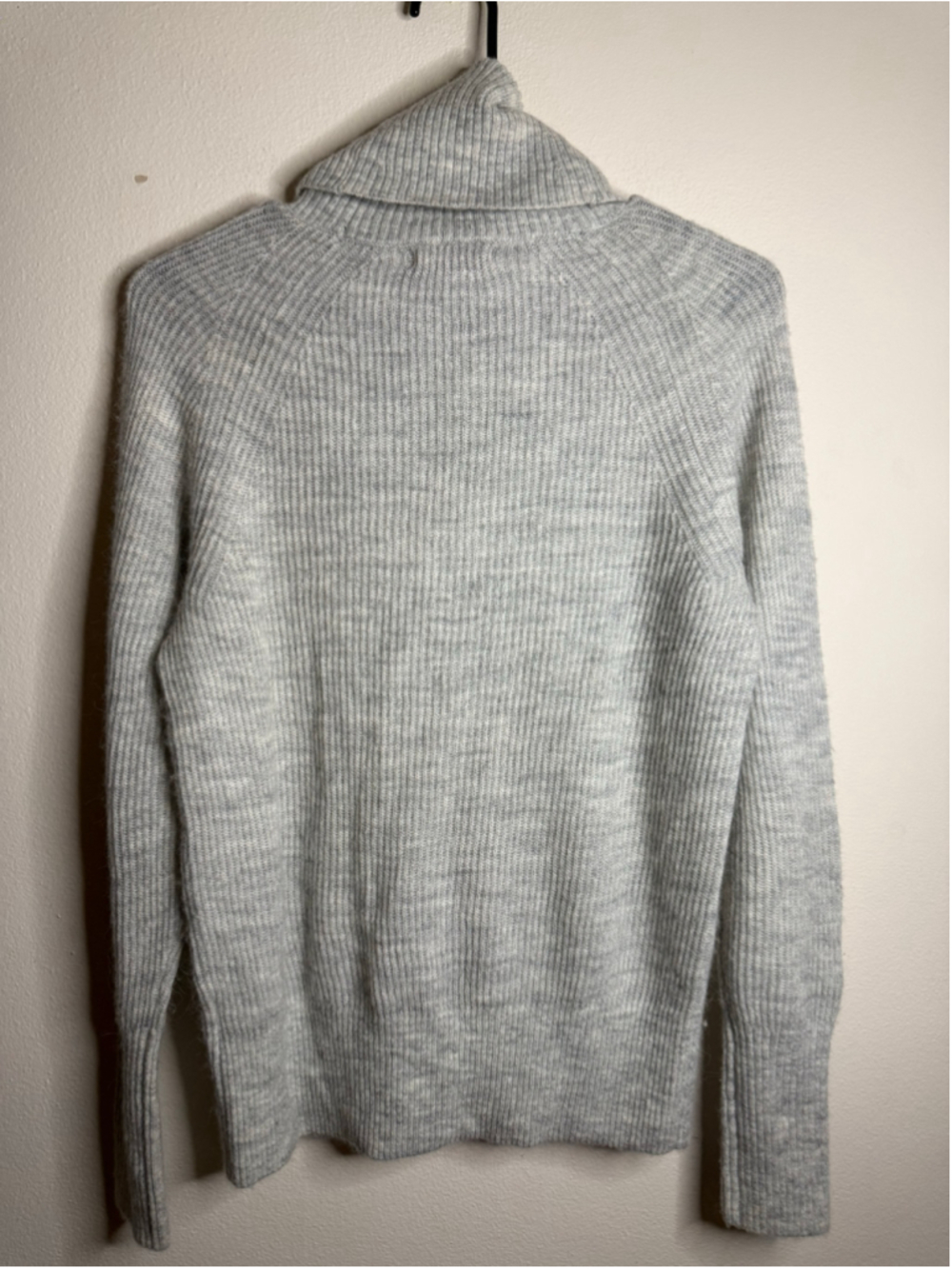 Women's Quince Ribbed Turtleneck Sweater Size S Grey - Picture 5 of 5